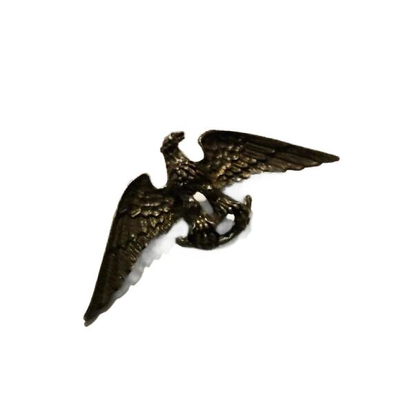 Vintage Pewter Eagle Brooch - Picture 7 of 8